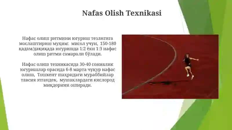 Kross yugurish texnikasini oʻrgatish 3