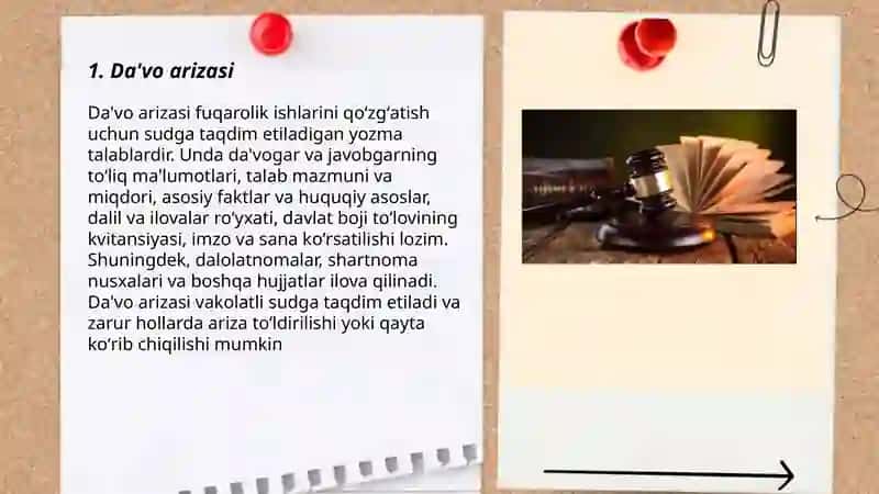 Da'vo arizasi 3