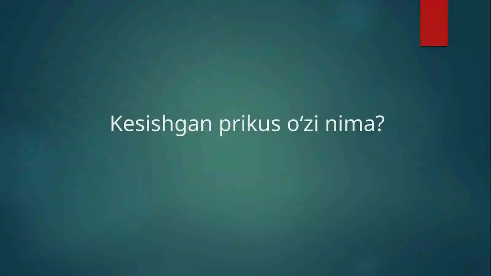 KESISHGAN PRIKUS 3