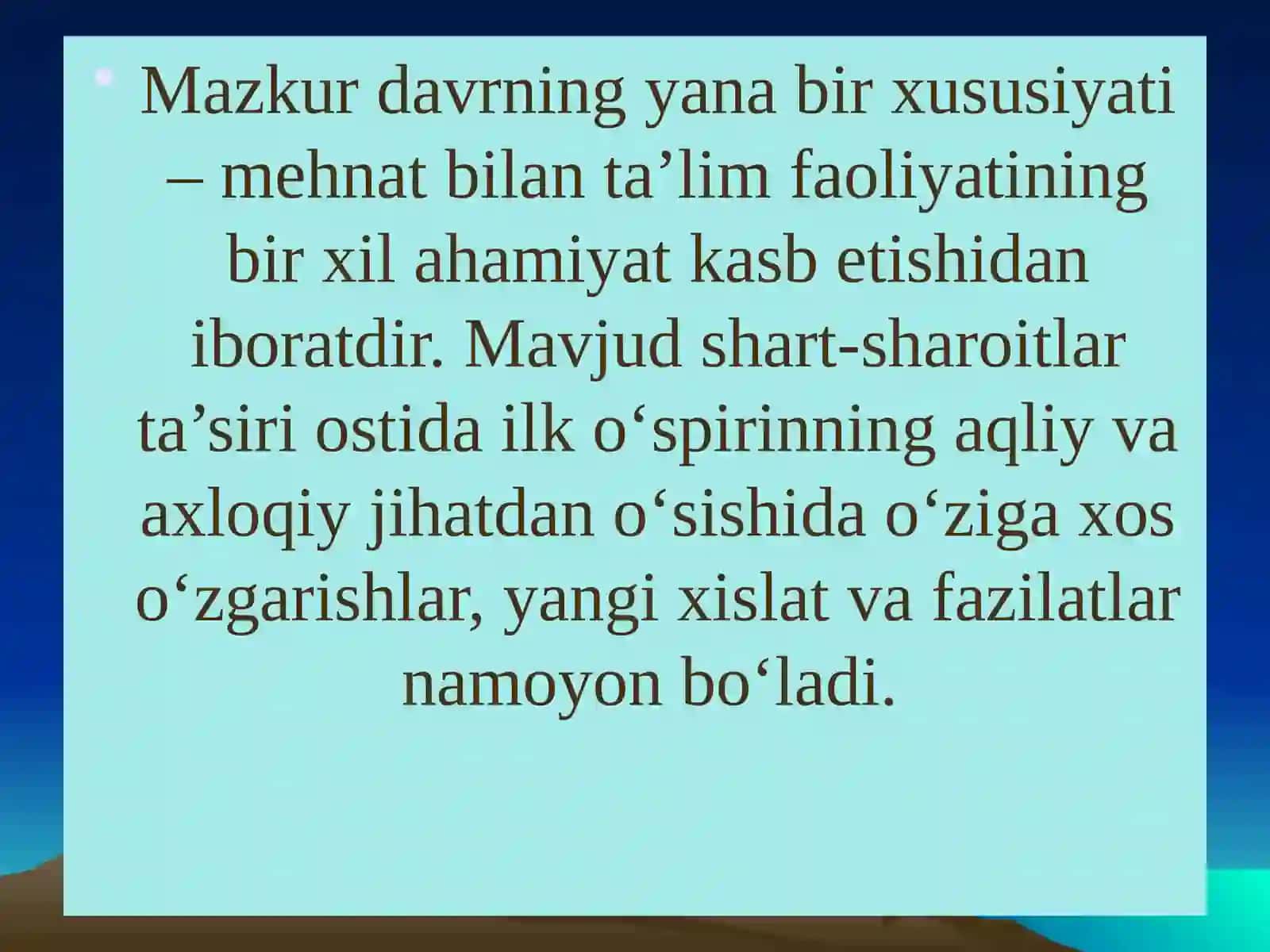 ILK O‘SPIRINLIK YOSHI DAVRIDA PSIXIK RIVOJLANISH XUSUSIYATLARI 3