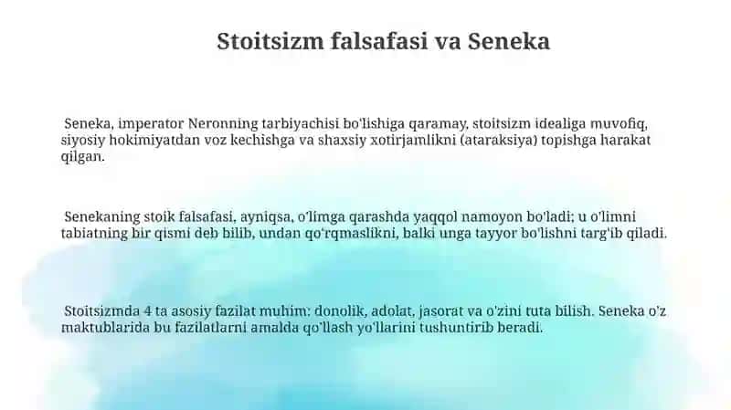 Seneka maktublari 3