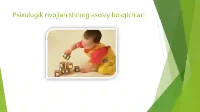 Psixologik rivojlanish bosqichlari 3