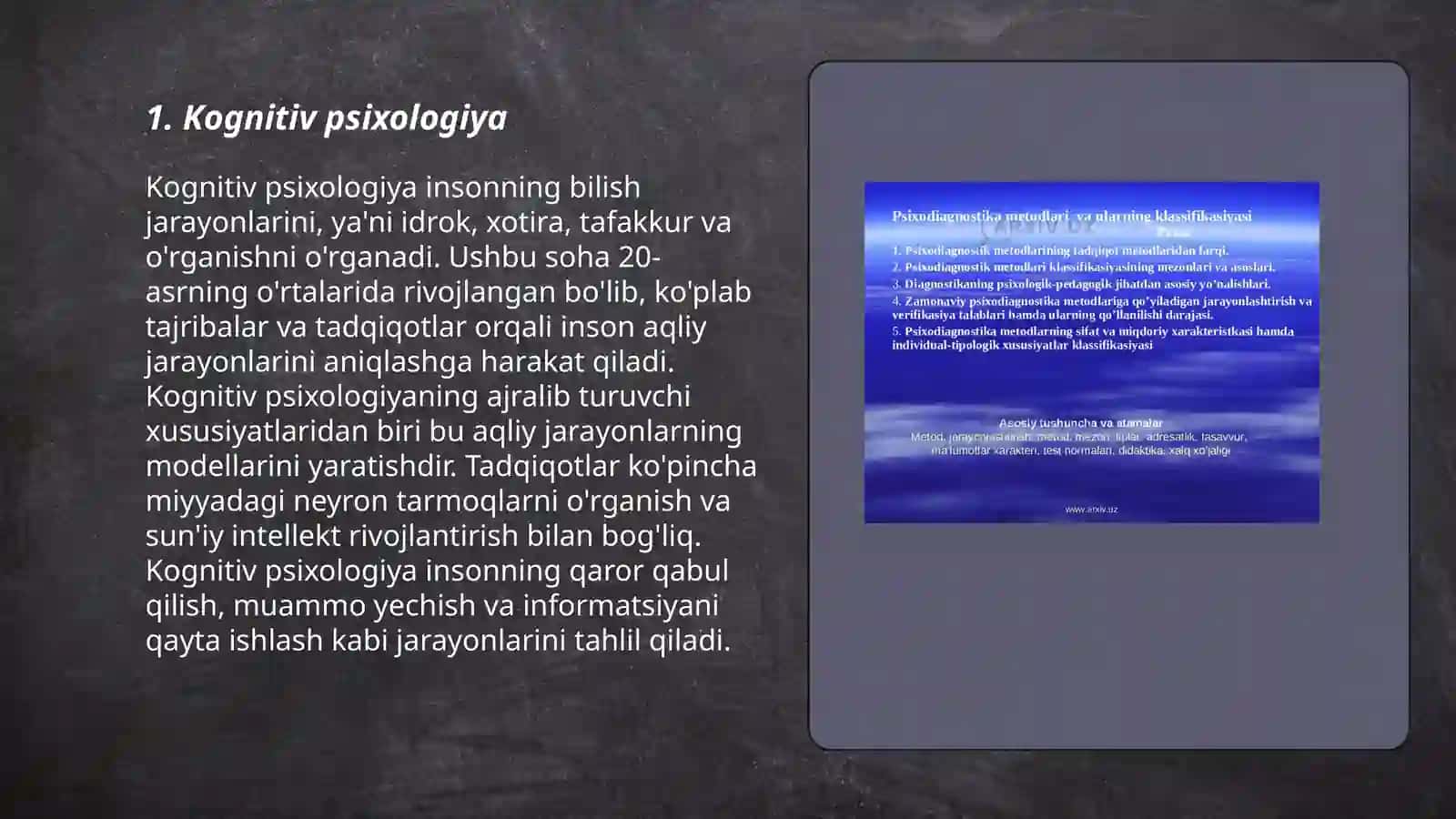 Psixologiyaning zamonaviy tendensiyasi 3