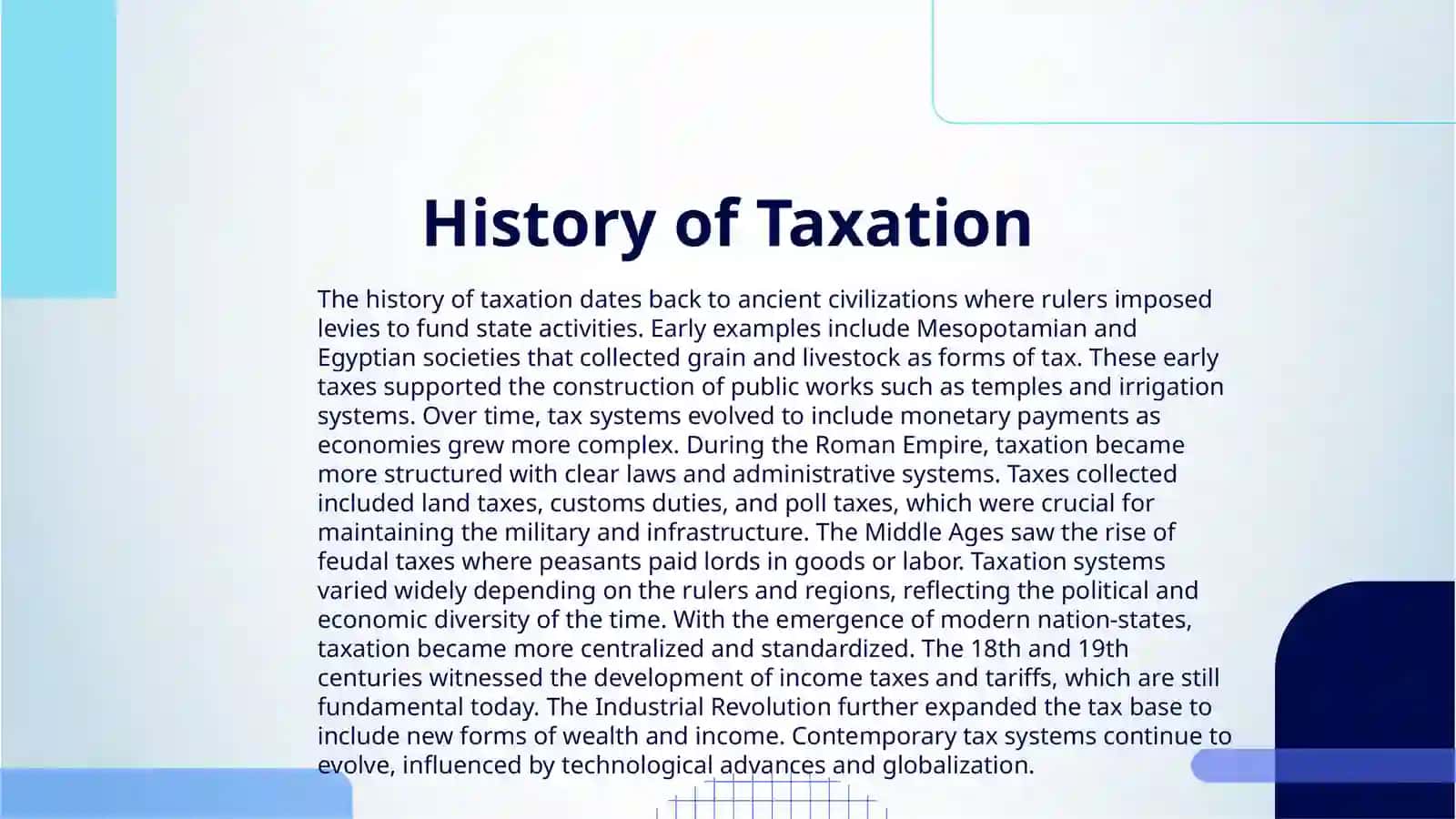 TAX SYSTEM 3