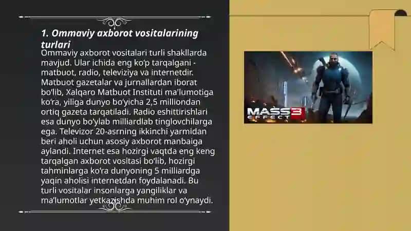 Ommaviy axborot vositalari 3