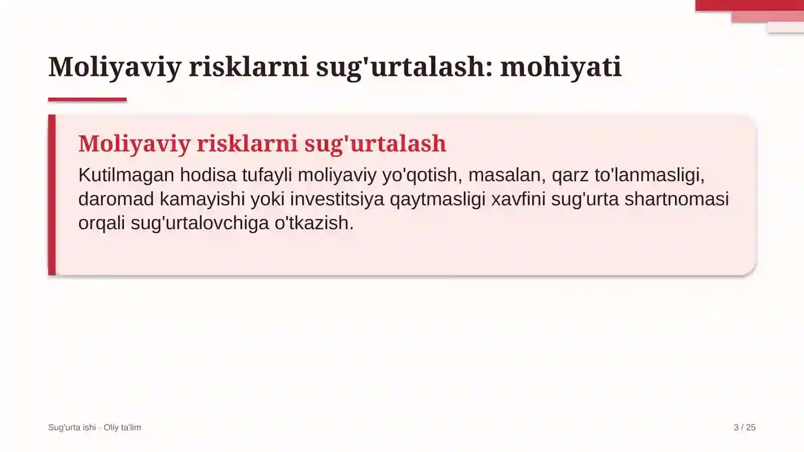 muzey qo'riqxonalarda moliyaviy risklarni sug'urtalash 7752 3