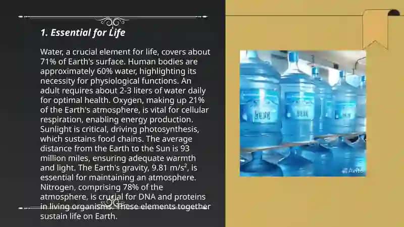 Importance of water 3