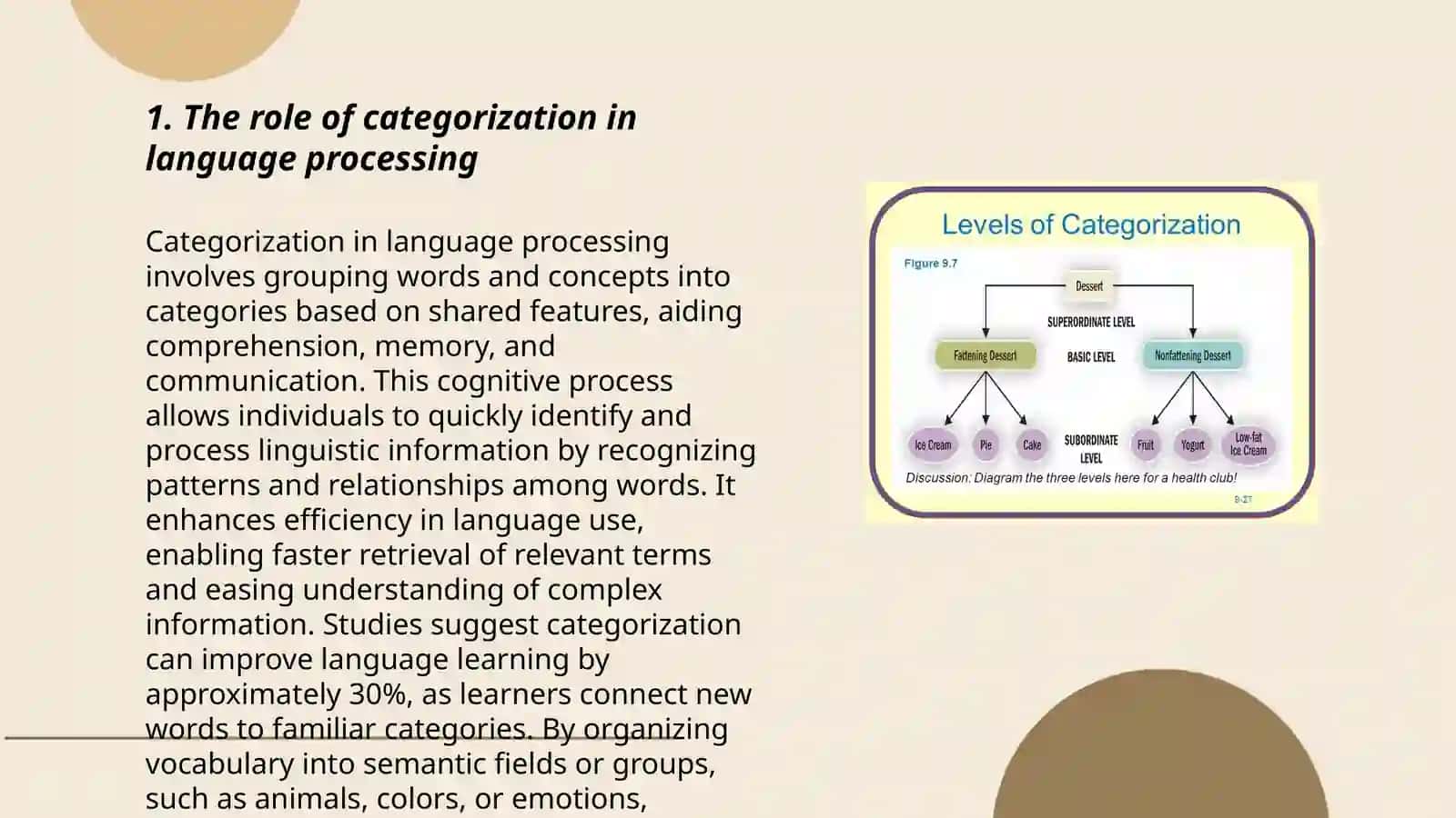 Linguistic Categorization Theories 3