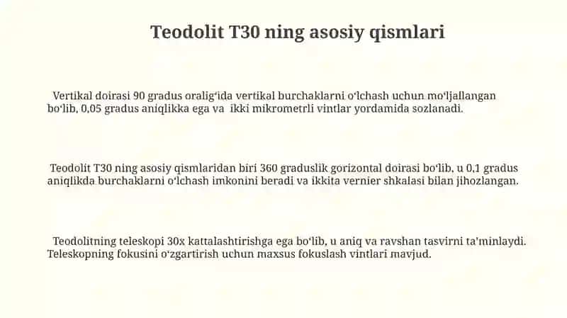 Teodolit T30 3