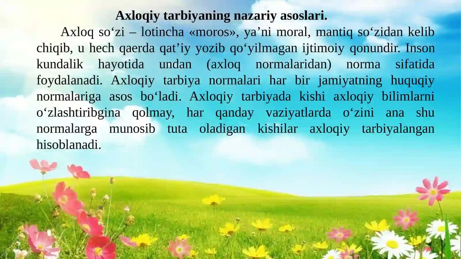 AXLOQIY TARBIYA 3