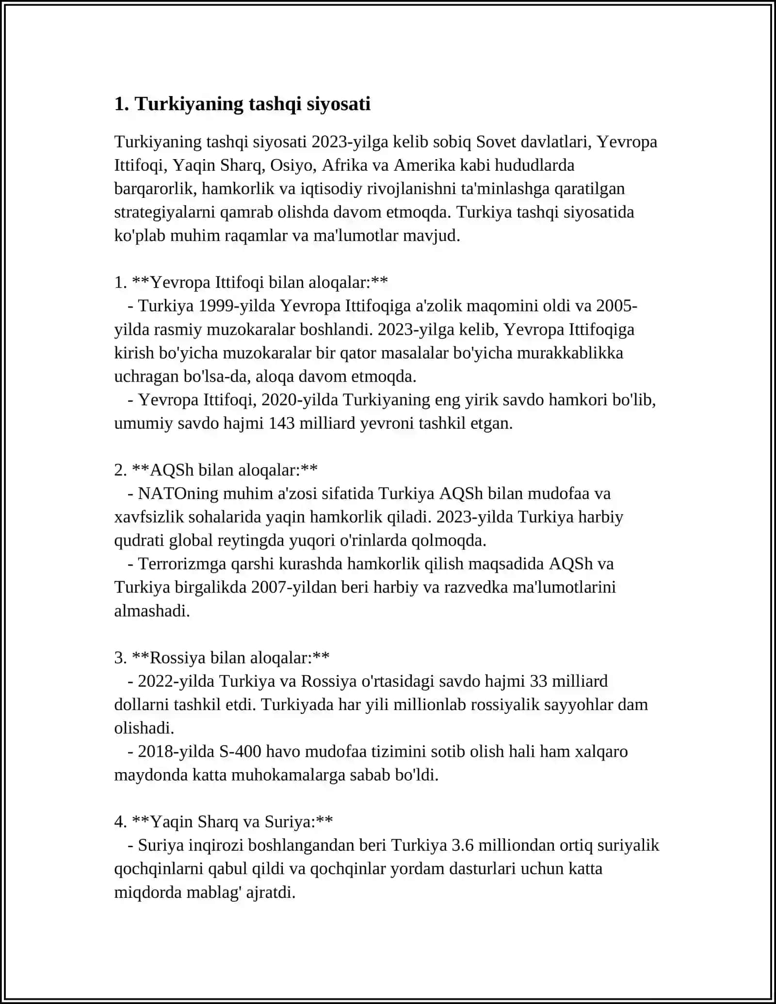 TURKIYA GEOSIYOSATI 3