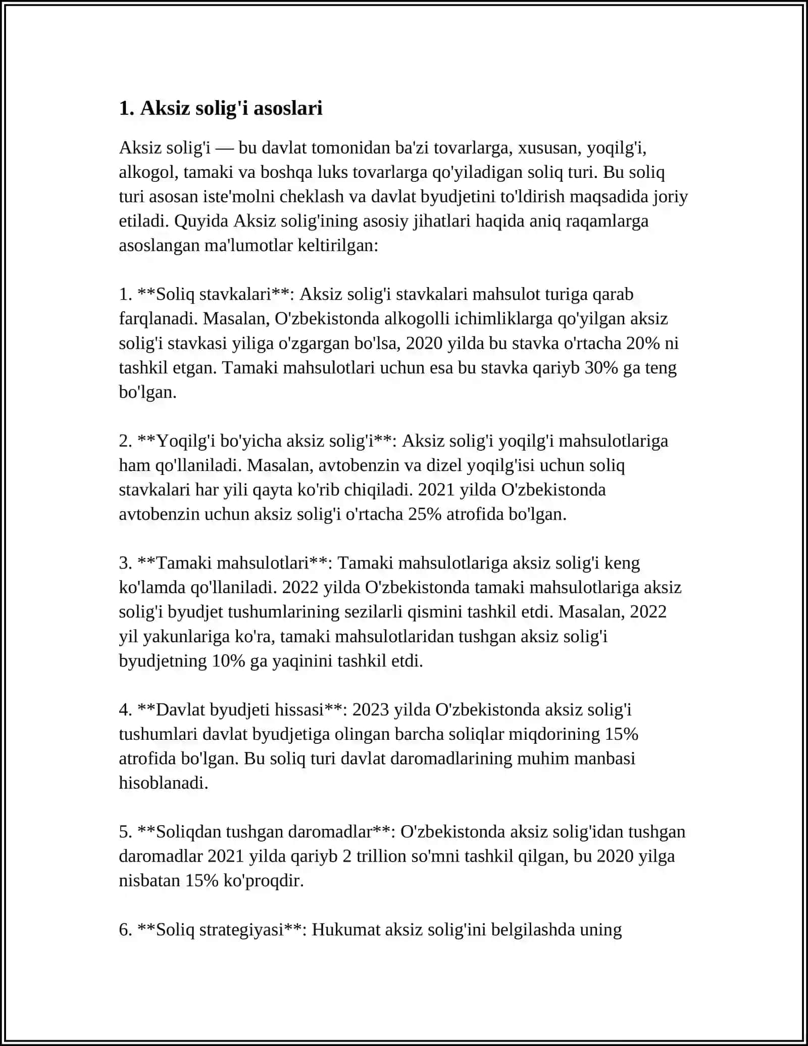 AKSIZ SOLIG'I TO'LOVCHILARI 3