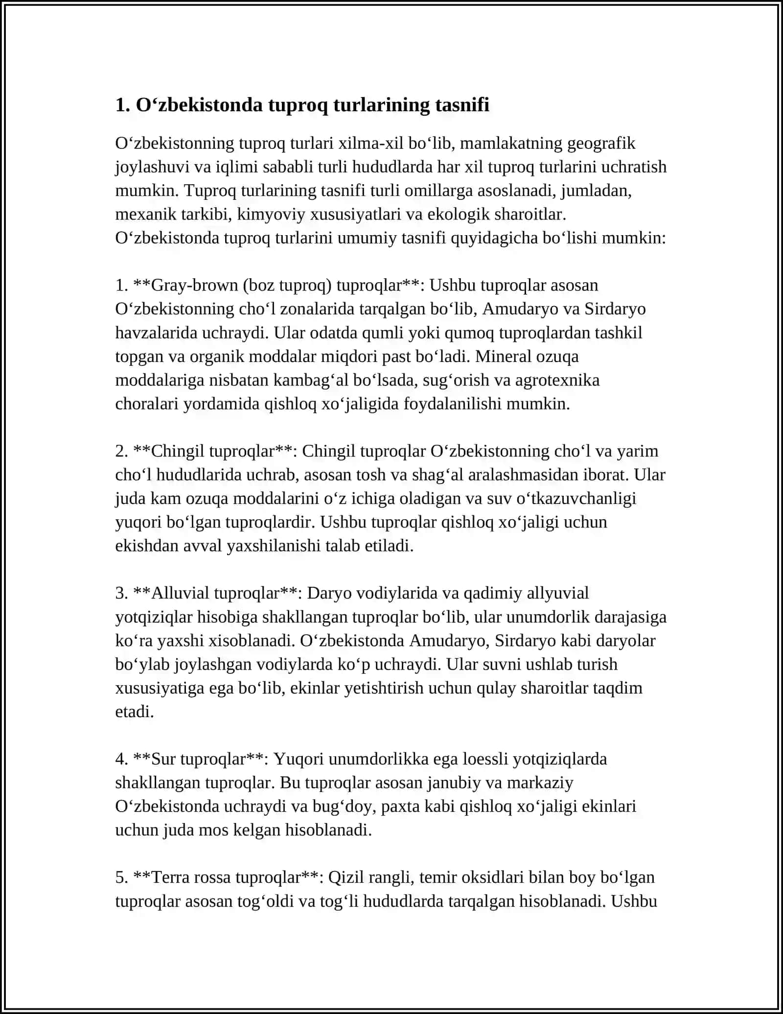 Oʻzbekistonda Tuproqlar Geografiyasi 3