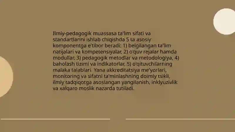 Ilmiy-pedagogik muassasa 3