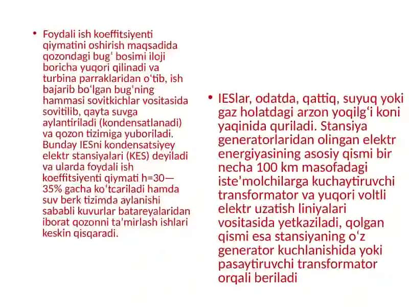 Issiklik elektr stansiyalari (IES) 3
