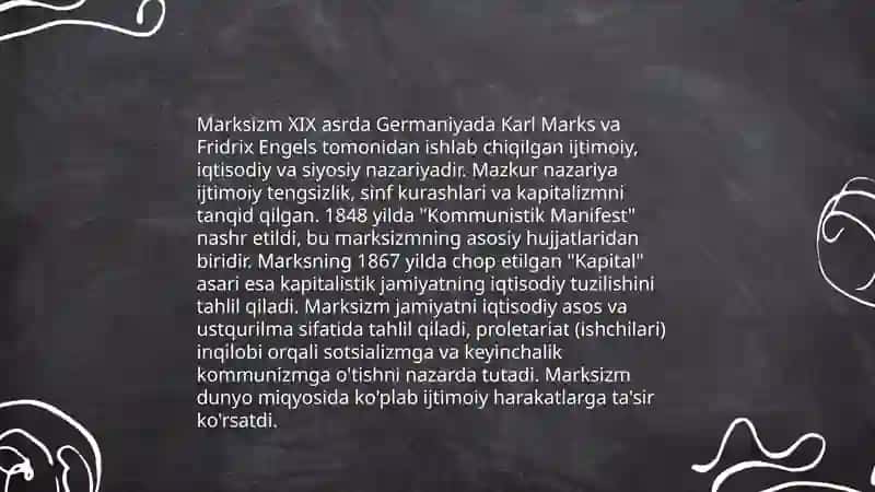 Marksizm talimoti 3
