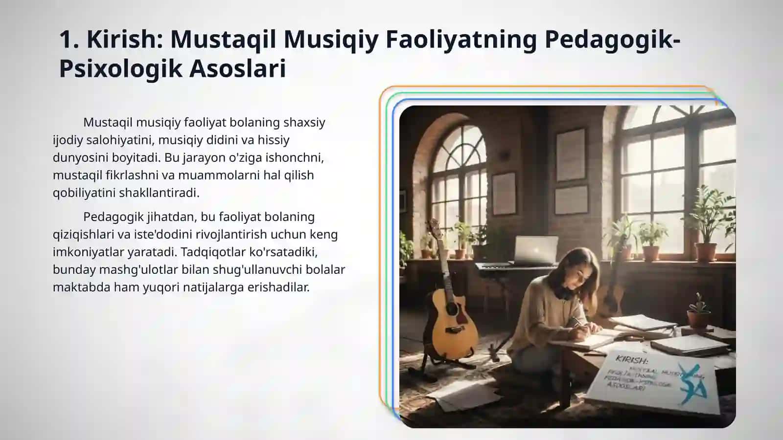 Bolalarning mustaqil musiqiy faoliyati. 3