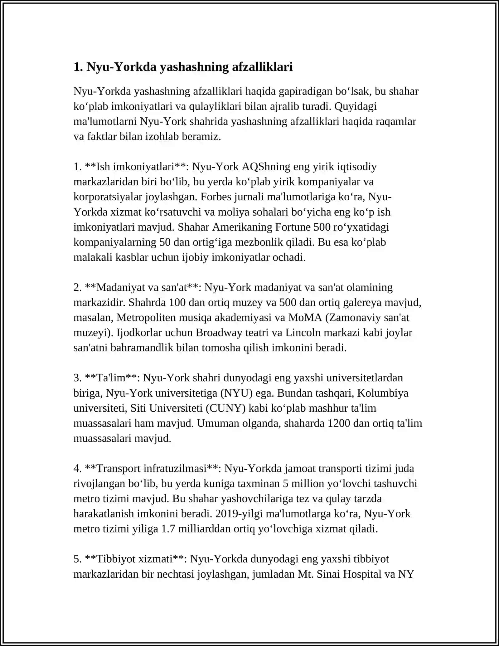 MEN YASHASHNI XOHLAGAN SHAHAR NEW YORK 3