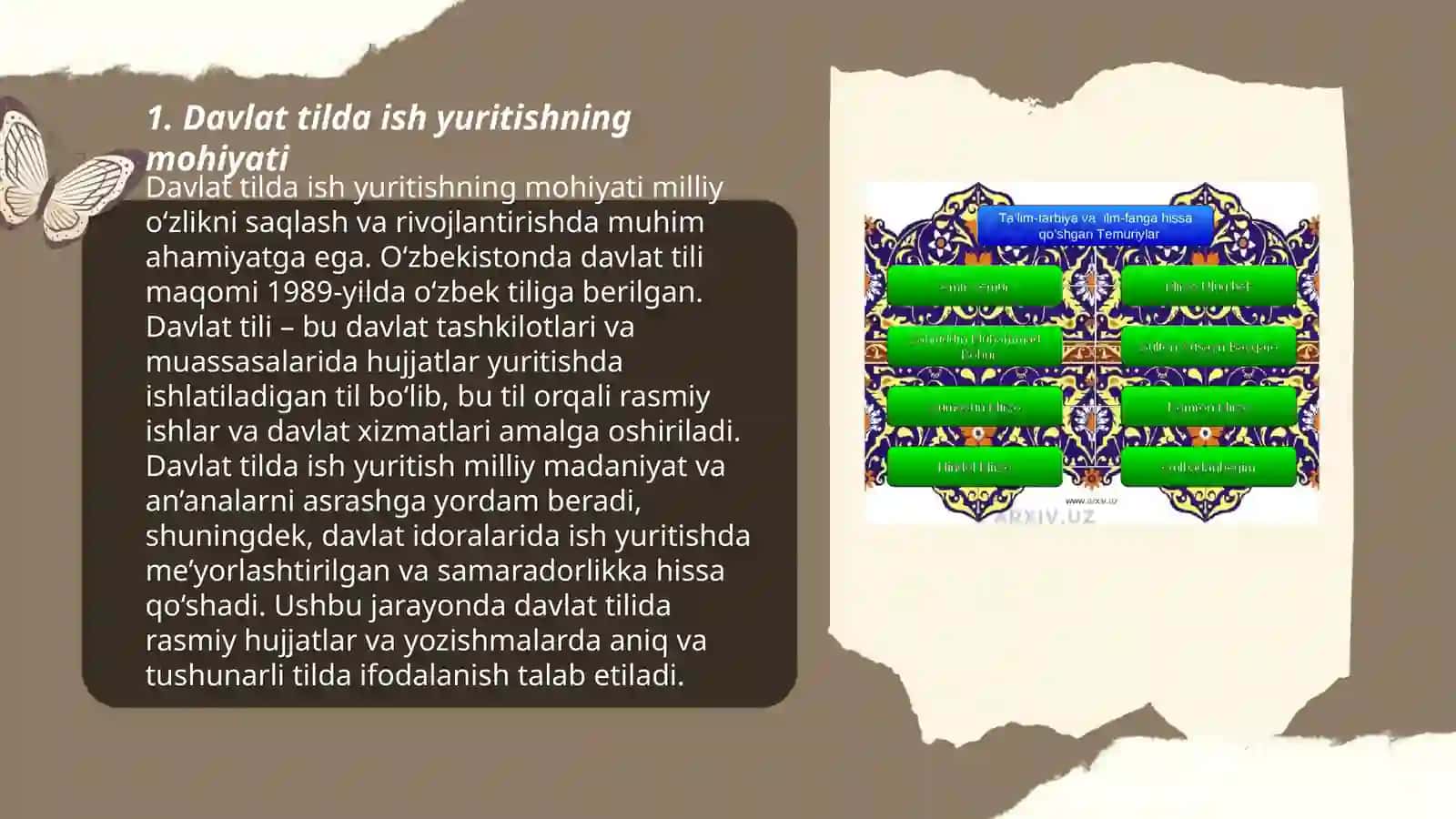 Davlat tilda ish yuritish fanining maqsad va vazifalari 3