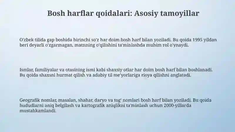 O'zbek tilida bosh harflar imlosi 3