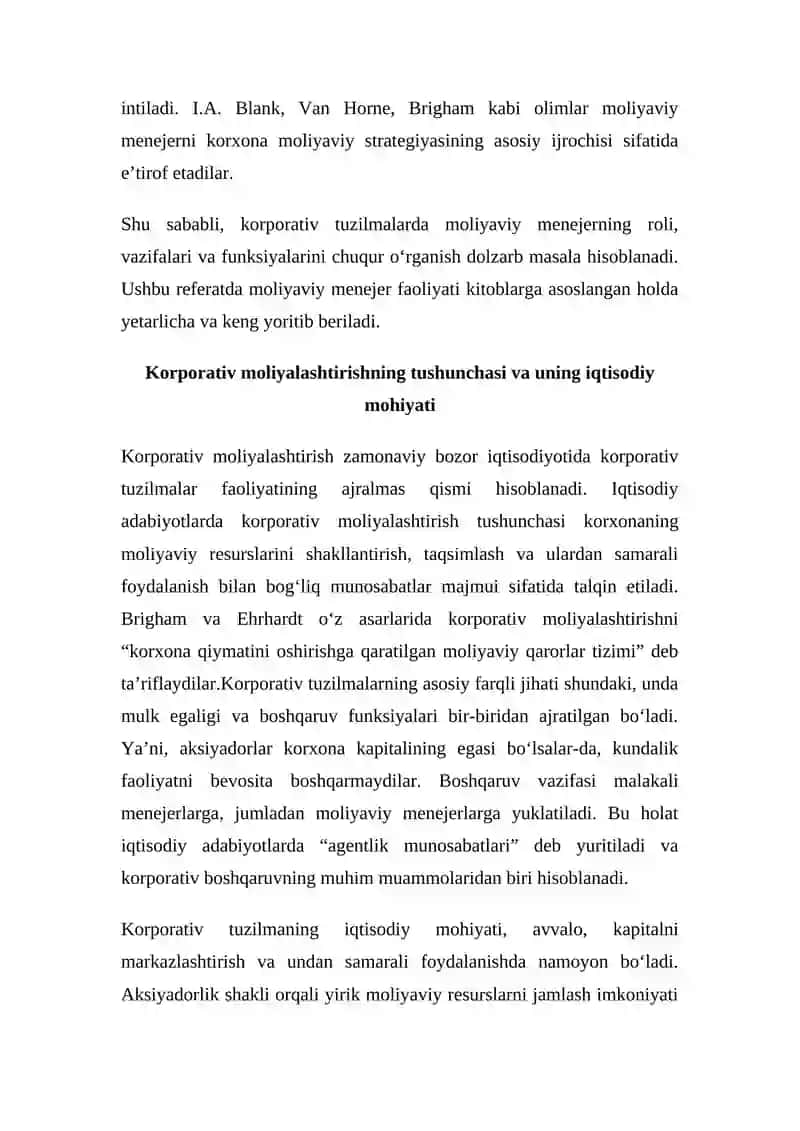 Korporativ moliyada kollektiv moliyalashtirish 3