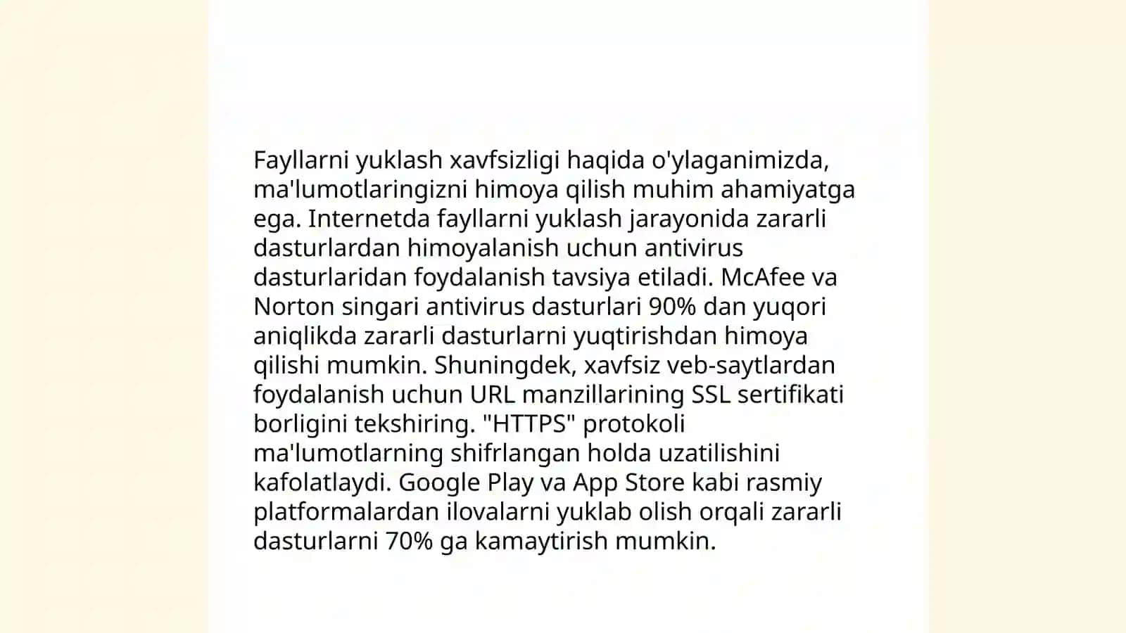 Fayllarni yuklash xavfsizligi 3