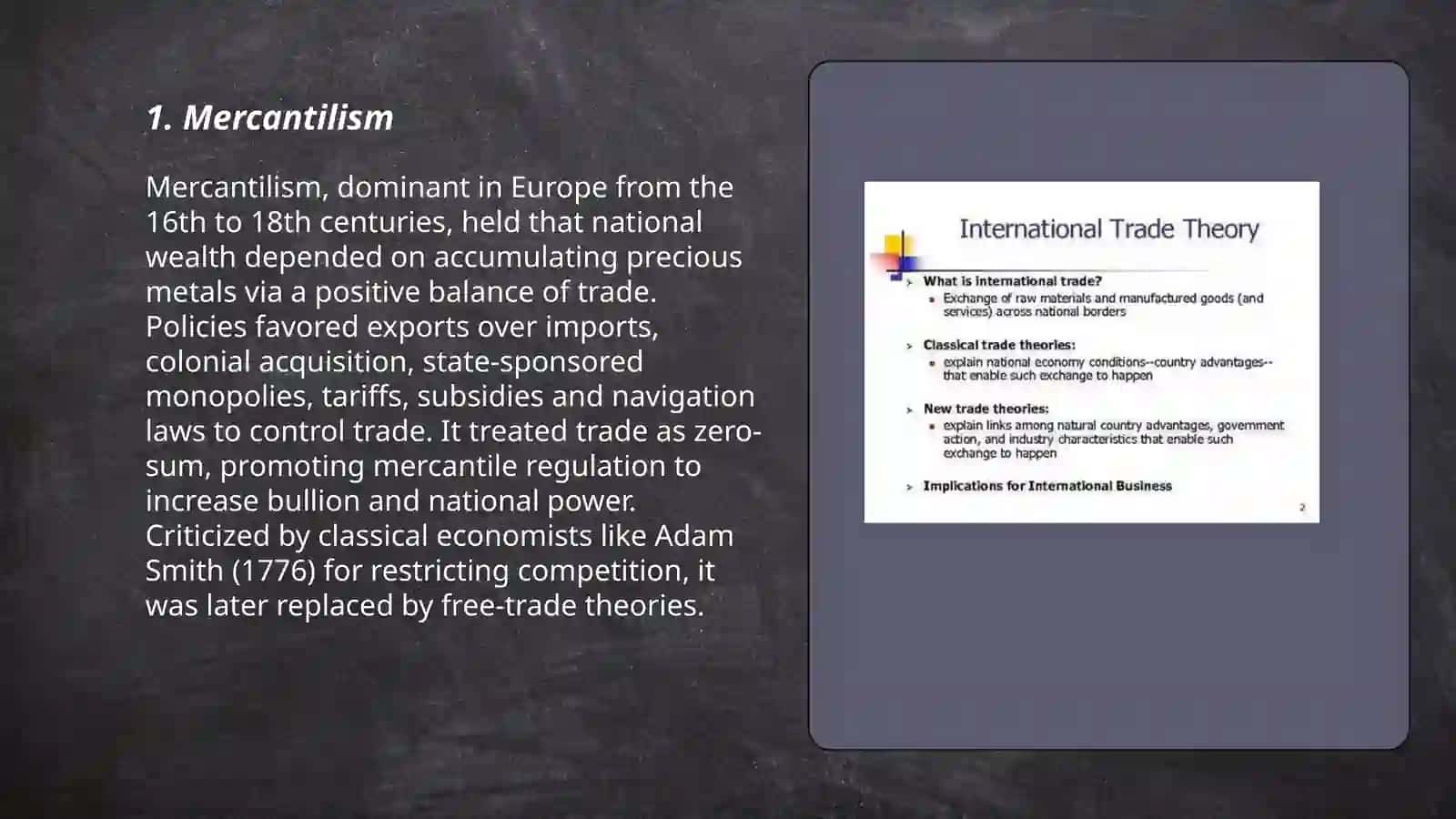 International trade theories 3