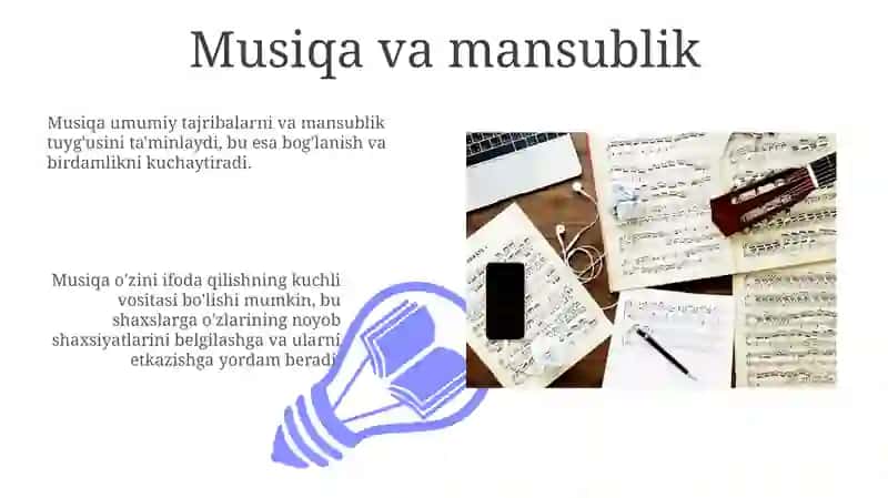Musiqa va mansublik 3