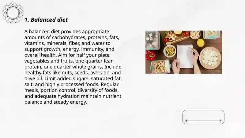 Healthy eating 3