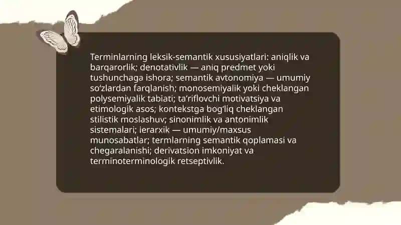 Terminlarning manosemantik xarakterlari 3