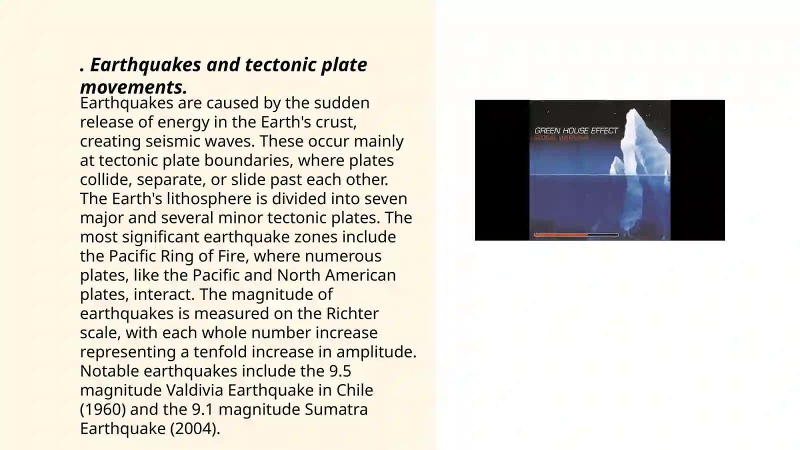 Earthquakes and Tectonic Plate Movements 3