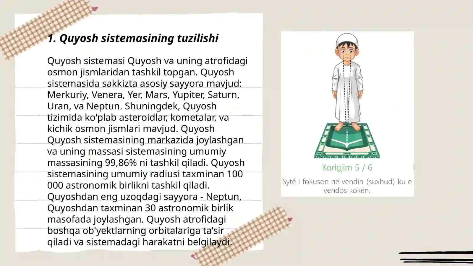 Olam, gallaktika quyosh sistemasi 3