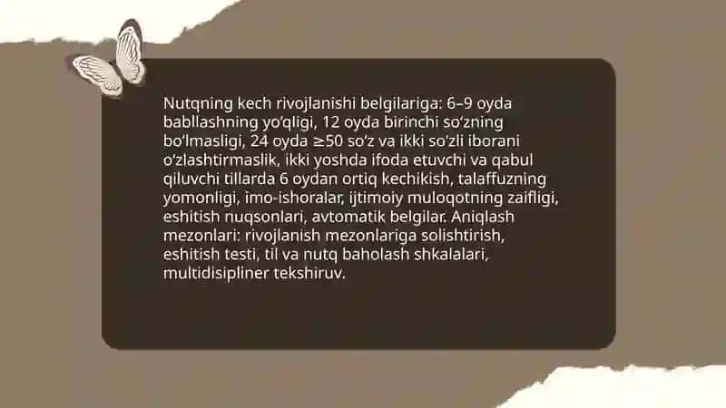 Bolalarda nutqning kech rivojlanishi 3