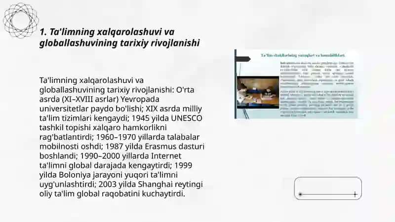 Talimning xalqarolashuvi va glaballashuvi 3