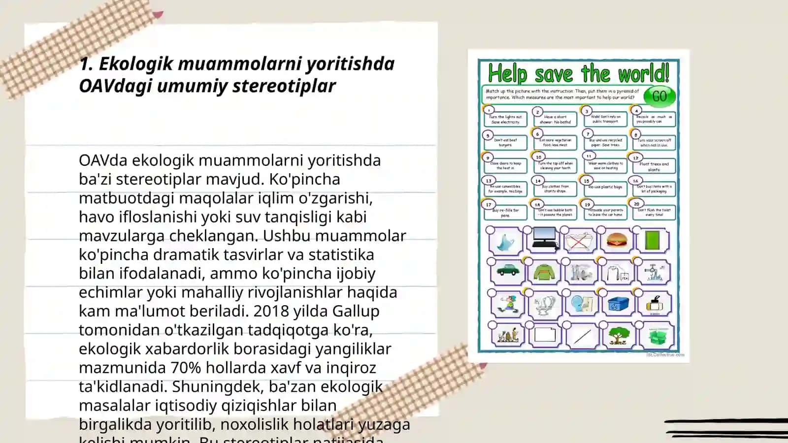 Ekologik muammolarni yoritishda OAVda stereotiplar 3