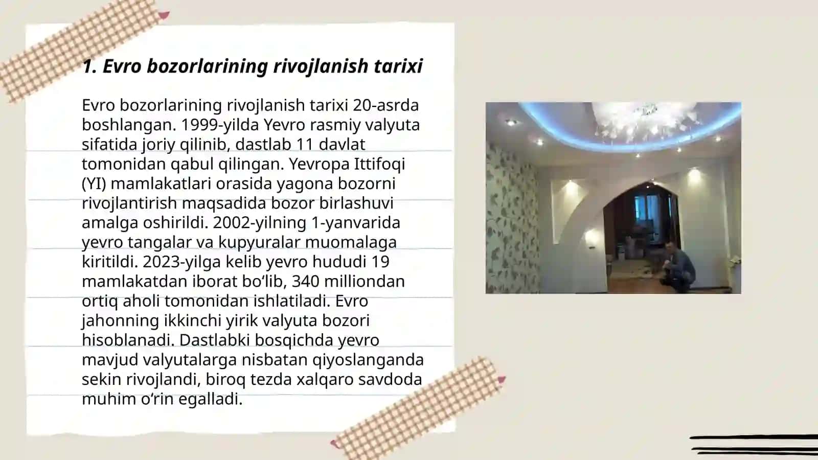 Evro bozorlarning rivojlanish tarixi 3