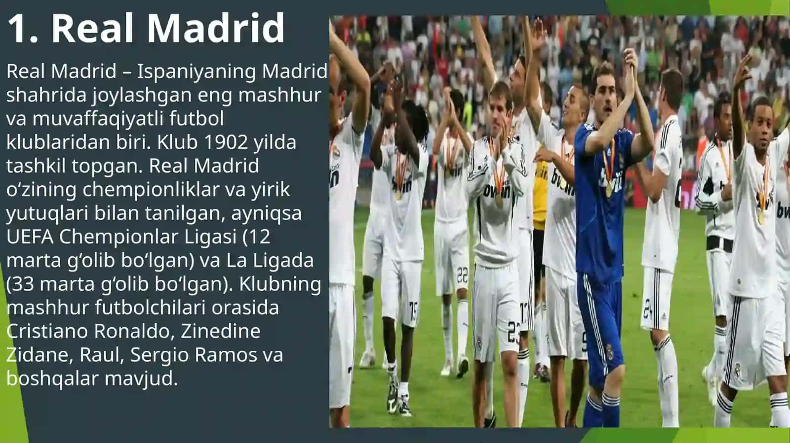 ENG ZO`R FUTBOL JAMOLAR VA O`YINCHILAR 3