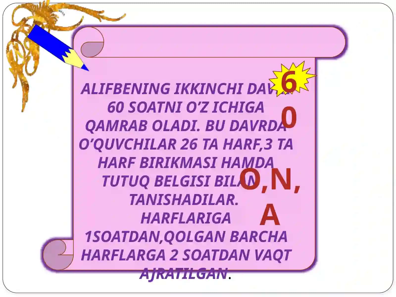 ALIFBE- SEVIMLI KITOBIM! ALIFBE KITOB BILIM BULOG’I! 3