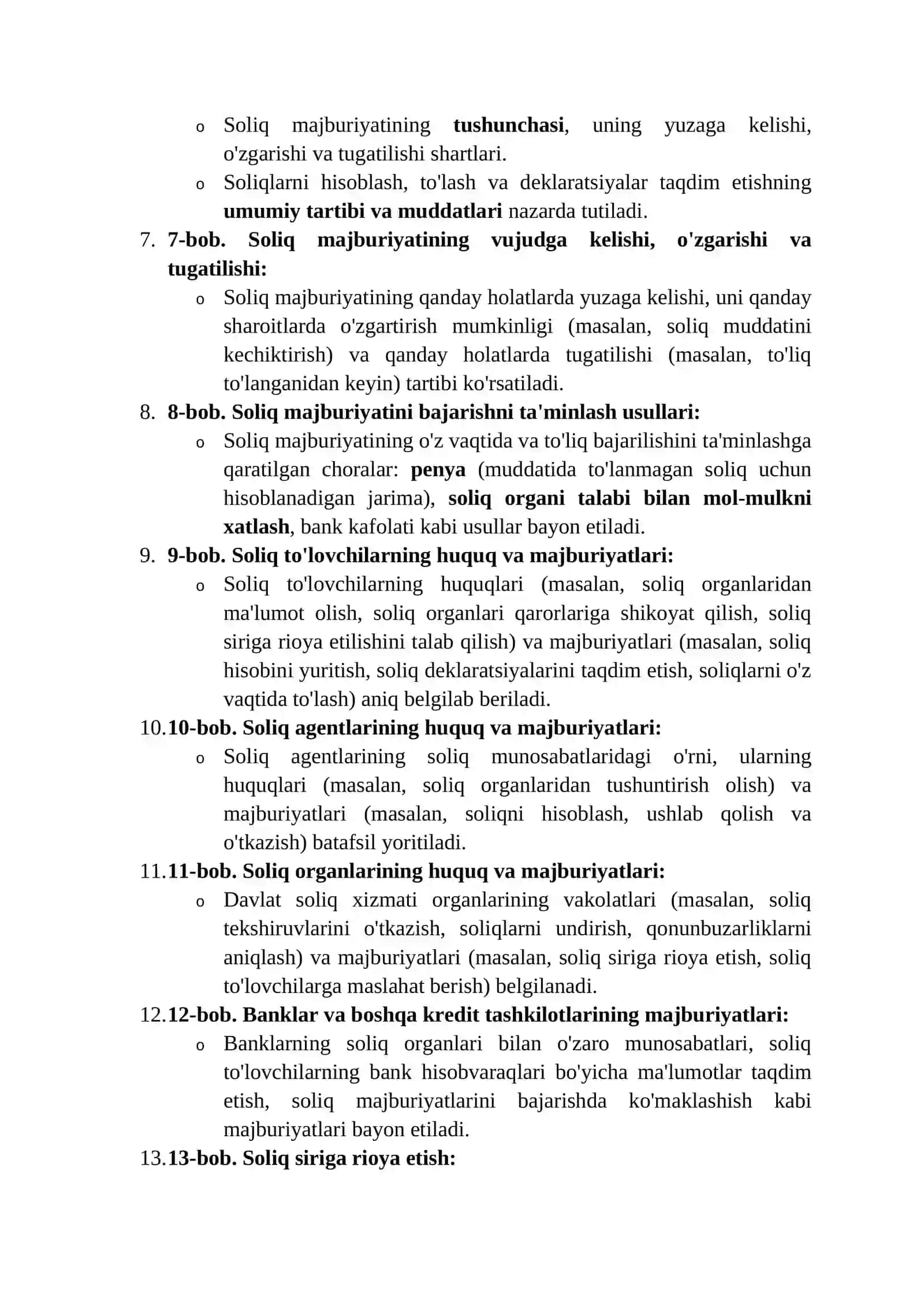 Gost imtihon javoblari Yakuniy davlat atestatsiyasi 3