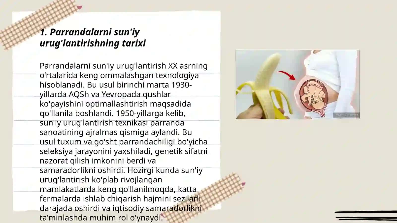 Parrandalarni suniy uruģlantirish 3