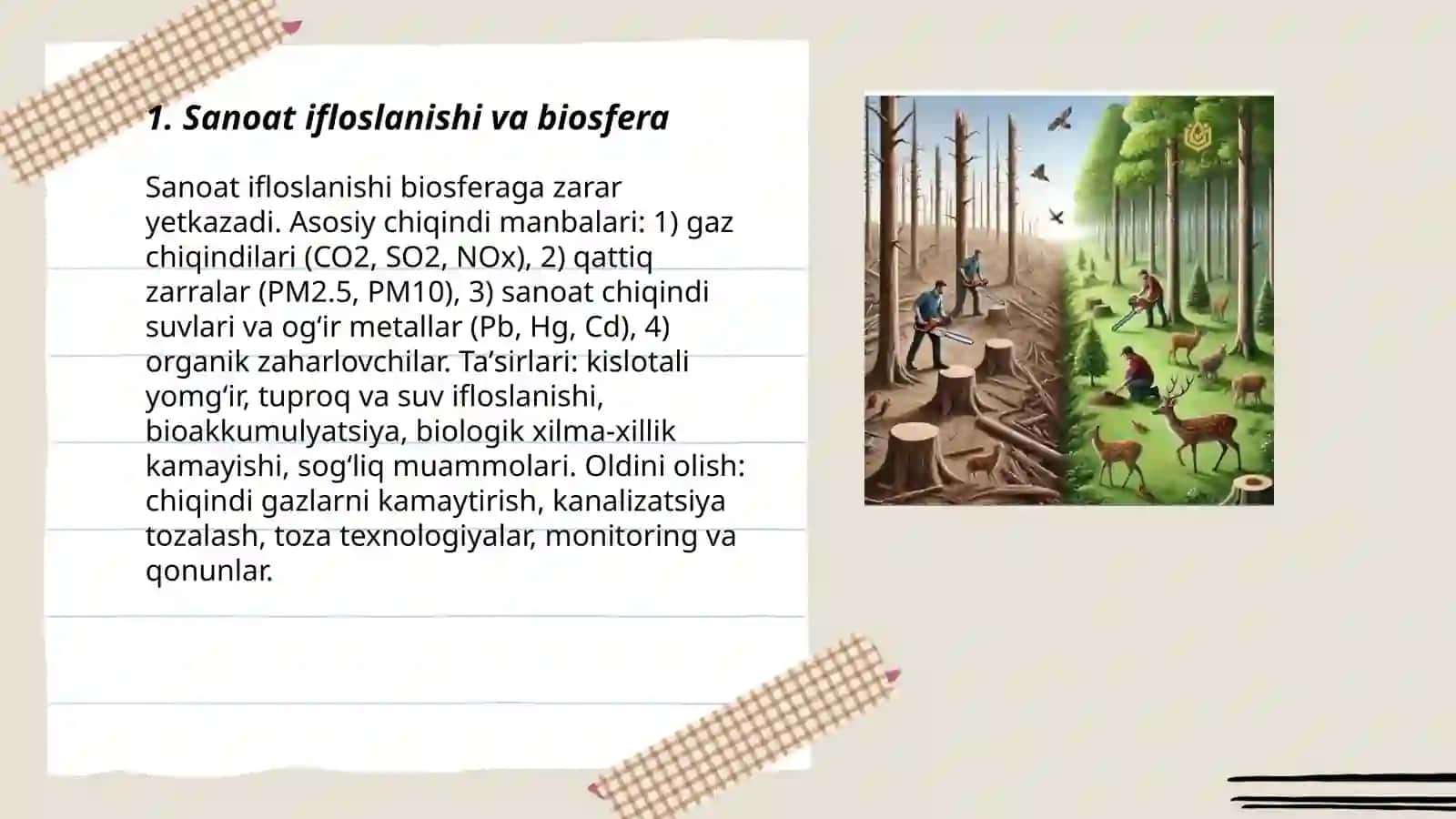 Inson faoliyatining biosferaga ta'siri 3