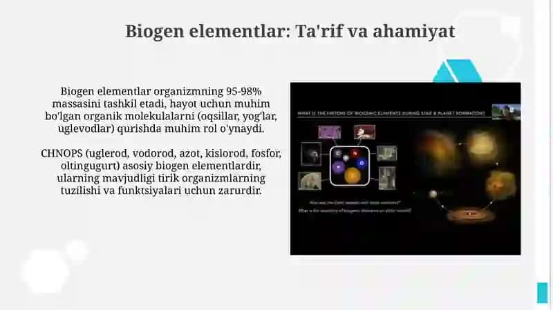 Biogen elementlar 3