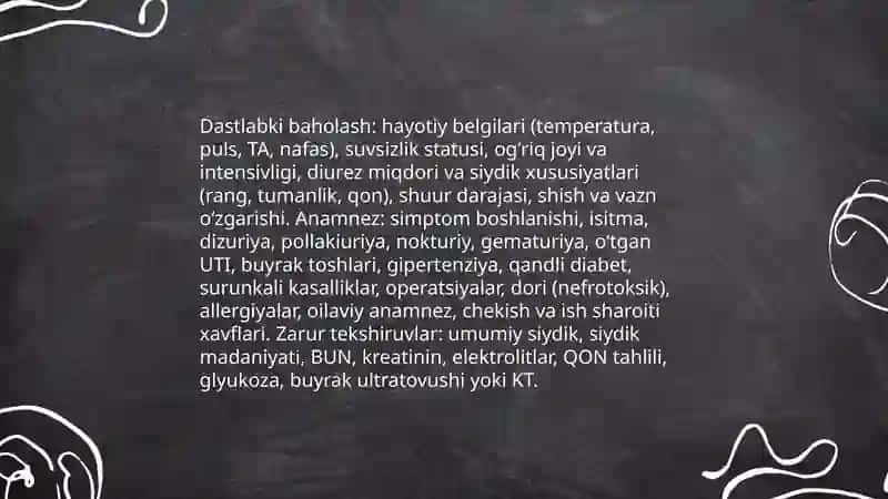 Buyrak va siydik yo'llari kasalliklari 3
