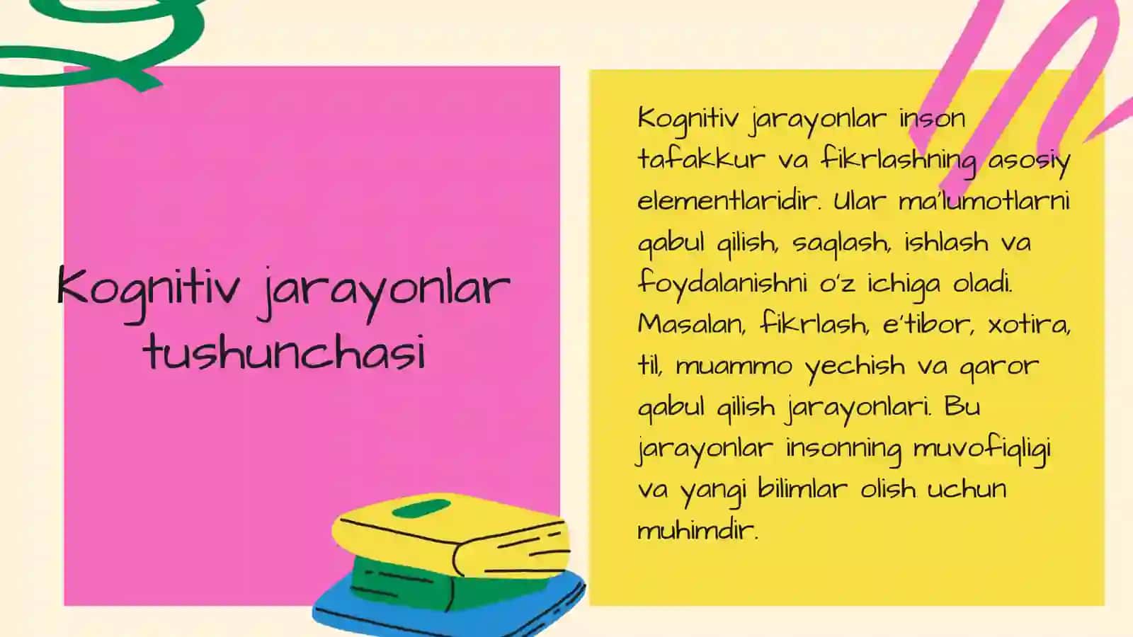 Kognitiv jarayonlar buzilishlari 3