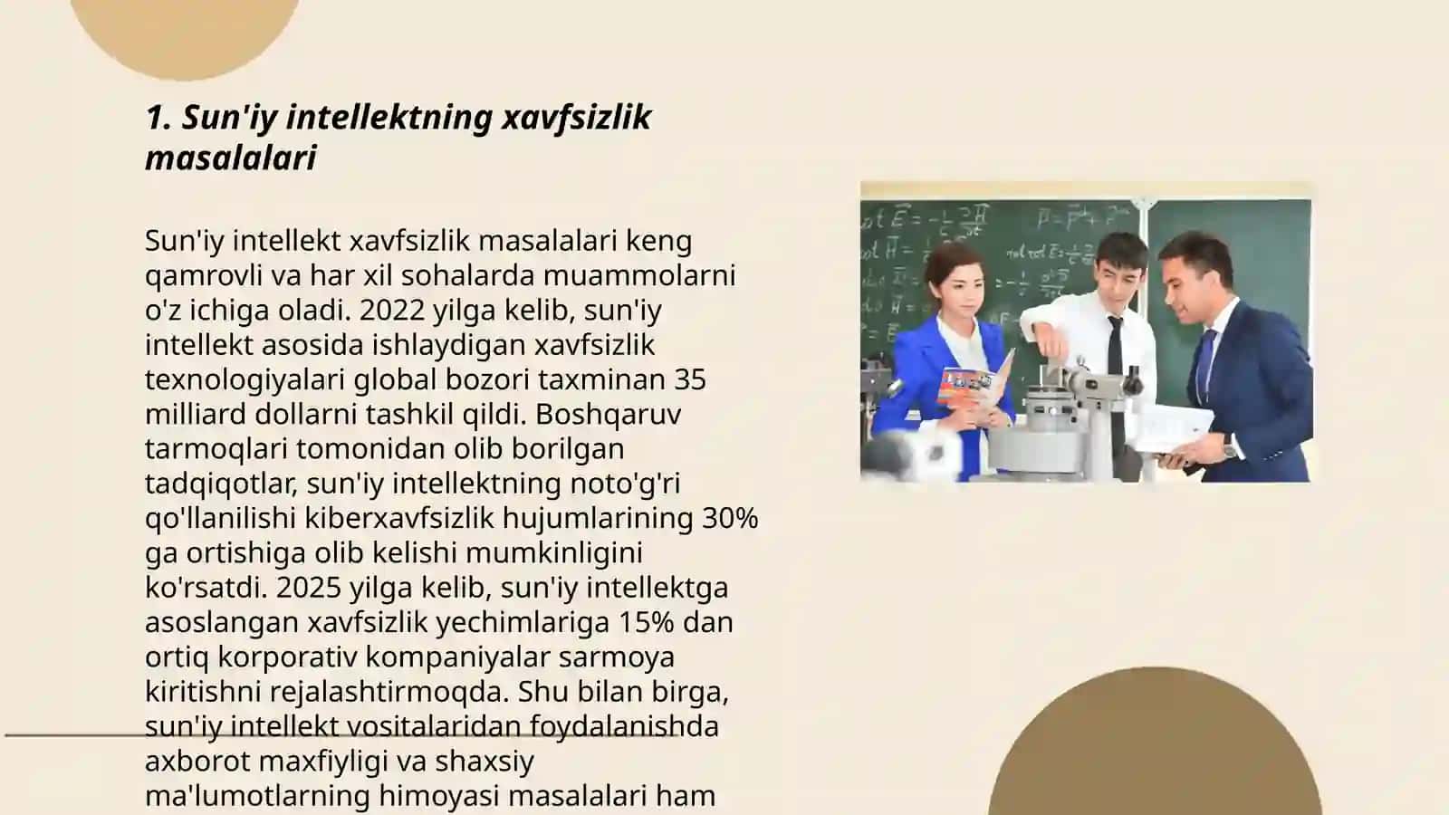 Sun'iy intellektning xavfsizlik masalalari 3