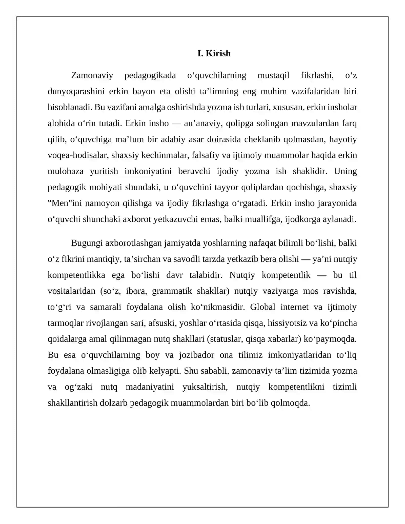 O‘zbek adabiyotini o’qitish metodikasi 3