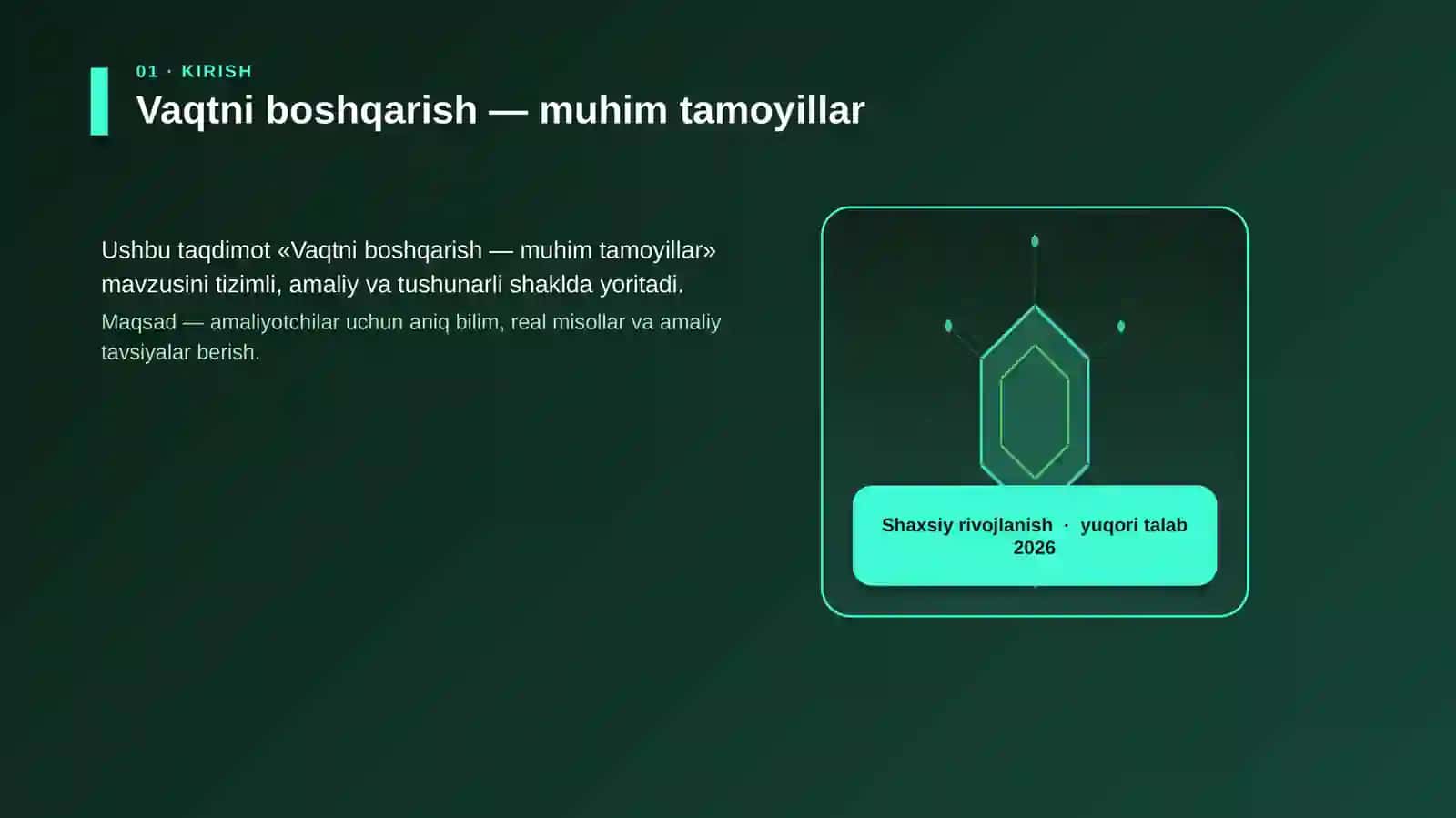 Vaqtni boshqarish — muhim tamoyillar 3
