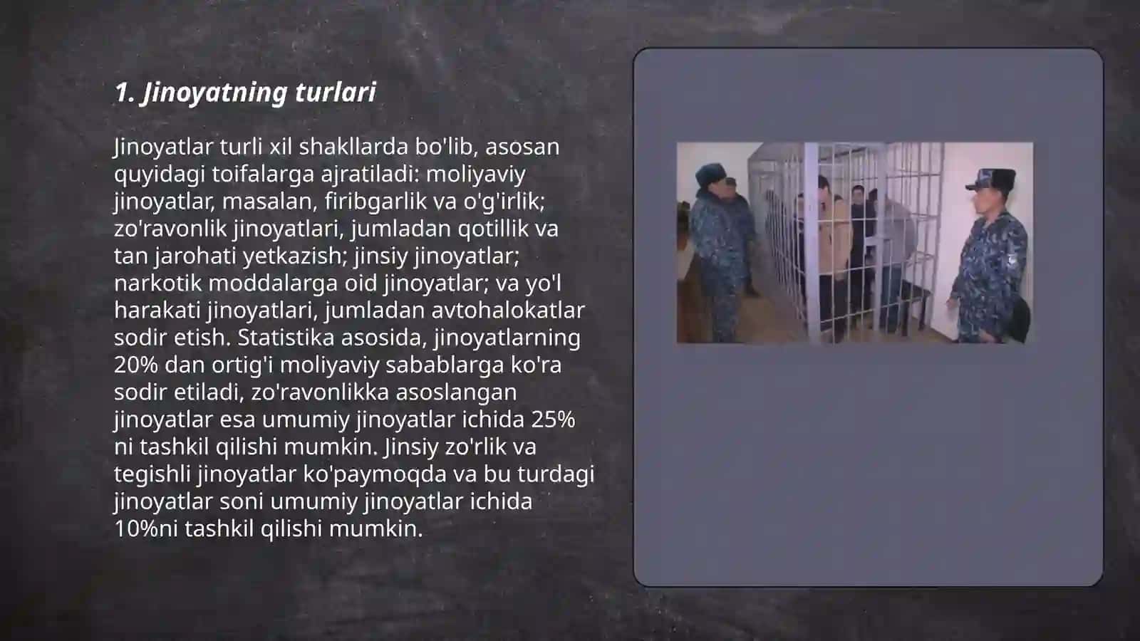 Jinoyatning turlari 3