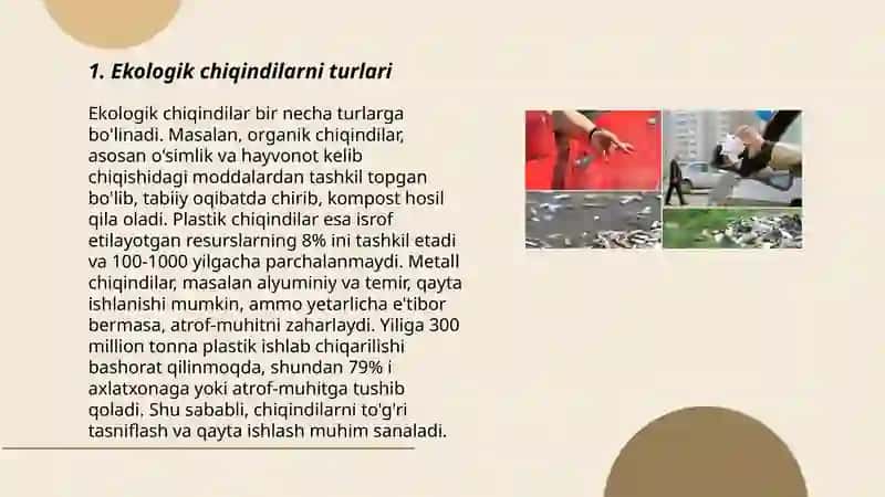 Ekologik chiqindilarni qayta ishlash 3