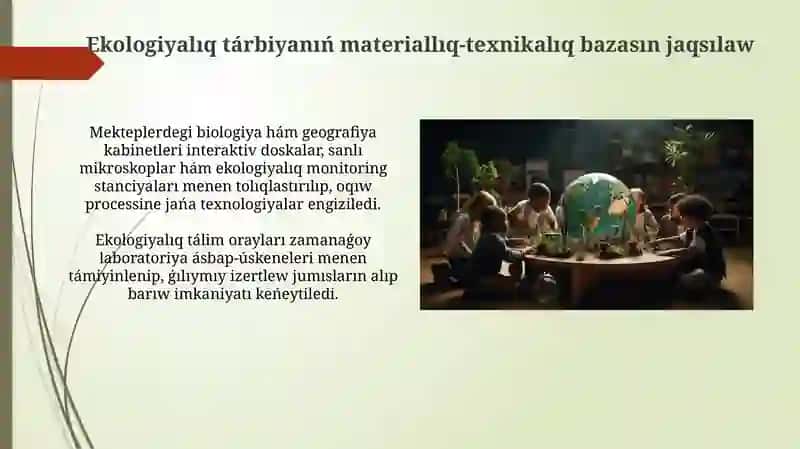 Ekologiyaliq tarbiya maseleleri 3